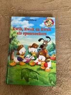 Boekje Disney Boekenclub : Kwik, Kwek en Kwak als spoorzoeke, Comme neuf, Disney, Garçon ou Fille, 4 ans