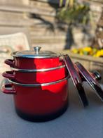 Vintage Cocotte potten set, Ophalen, Gebruikt