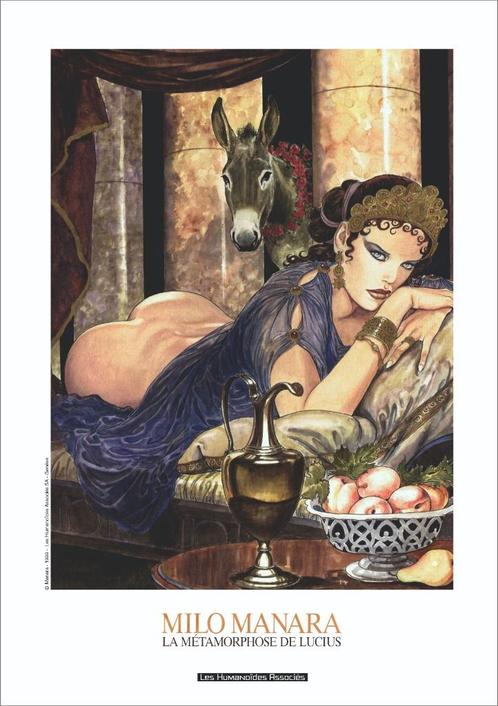 Ex-libris - La métamorphose de Lucius - Manara, Livres, BD, Envoi