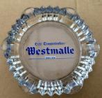 bier brouwerij Westmalle diameter 17,4cm blauwe tekst, Comme neuf, Enlèvement ou Envoi