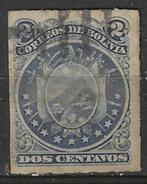 Bolivia 1878 - Yvert 24 - Wapenschild en 11 sterren (ST), Postzegels en Munten, Verzenden, Gestempeld