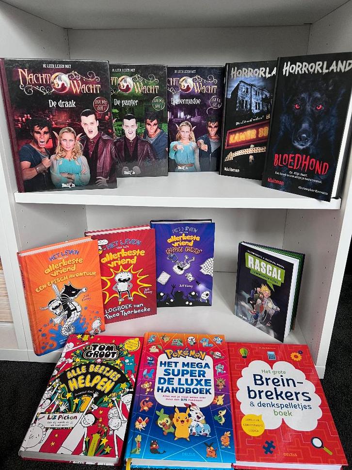 Het leven van..., Tom Groot..., Horrorland,..., Pokémon,..., Boeken, Kinderboeken | Jeugd | onder 10 jaar, Zo goed als nieuw, Fictie algemeen