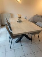 Mooie eettafel te koop wegens verhuis., Enlèvement, Utilisé, 50 à 100 cm, Rectangulaire