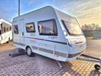 Dethleffs C'go 415 QL, Caravans en Kamperen, Caravans, Schokbreker, Bedrijf, Treinzit, Vast bed