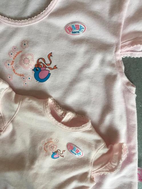 Baby Born roze tshirt voor pop en poppenmoedertje, Kinderen en Baby's, Speelgoed | Poppen, Zo goed als nieuw, Babypop, Ophalen of Verzenden