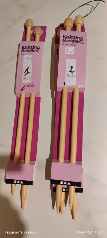 Breinaalden Knitting Needles/ PRYM ergonomisch. NIEUW.