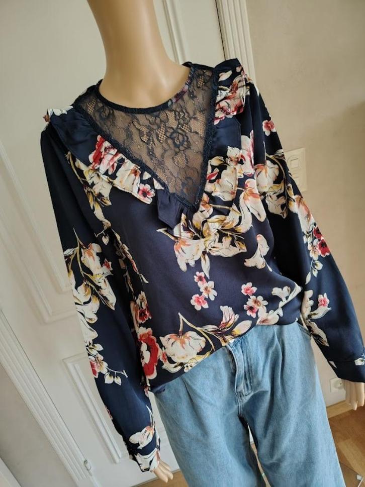 blouse van eli white, Vêtements | Femmes, Blouses & Tuniques, Comme neuf, Taille 38/40 (M), Bleu, Envoi