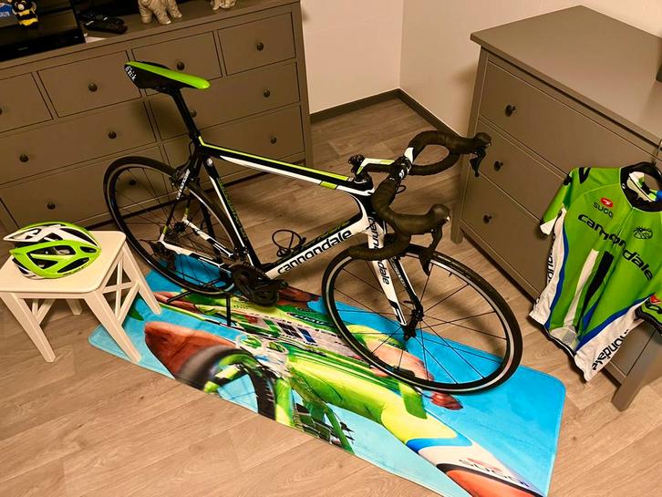 Cannondale full carbon racefiets, uniek!, Fietsen en Brommers, Fietsen | Racefietsen, Zo goed als nieuw, Carbon, Ophalen