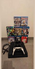PS4 Slim 500 Go avec 8 jeux et 3 manettes, 500 GB, Comme neuf, Avec 3 manettes ou plus, Enlèvement
