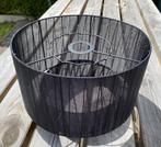 Mooie stoffen lampenkap zwart 30 cm, Zwart, Rond, Nieuw, Ophalen of Verzenden