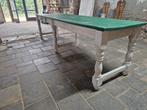 Smalle lange boerentafel, Tuin en Terras, Ophalen, Zo goed als nieuw, Hout