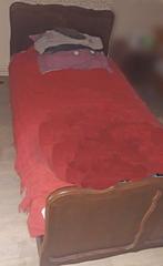 JAREN 60 BED EIKEN HOUT, Ophalen, Gebruikt, Eenpersoons, Hout