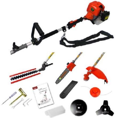Multitool bosmaaier heggeschaar etc. 6 in 1. Nieuw!!!, Tuin en Terras, Bosmaaiers, Nieuw, Benzine, 10 tot 30 cm, Ophalen