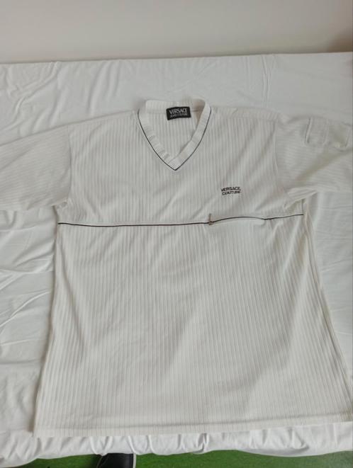 versace jeans couture vintage t-shirt maat XXL (valt als XL), Kleding | Heren, T-shirts, Zo goed als nieuw, Maat 56/58 (XL), Wit