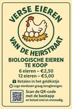 biologische eieren, Ophalen, Zo goed als nieuw