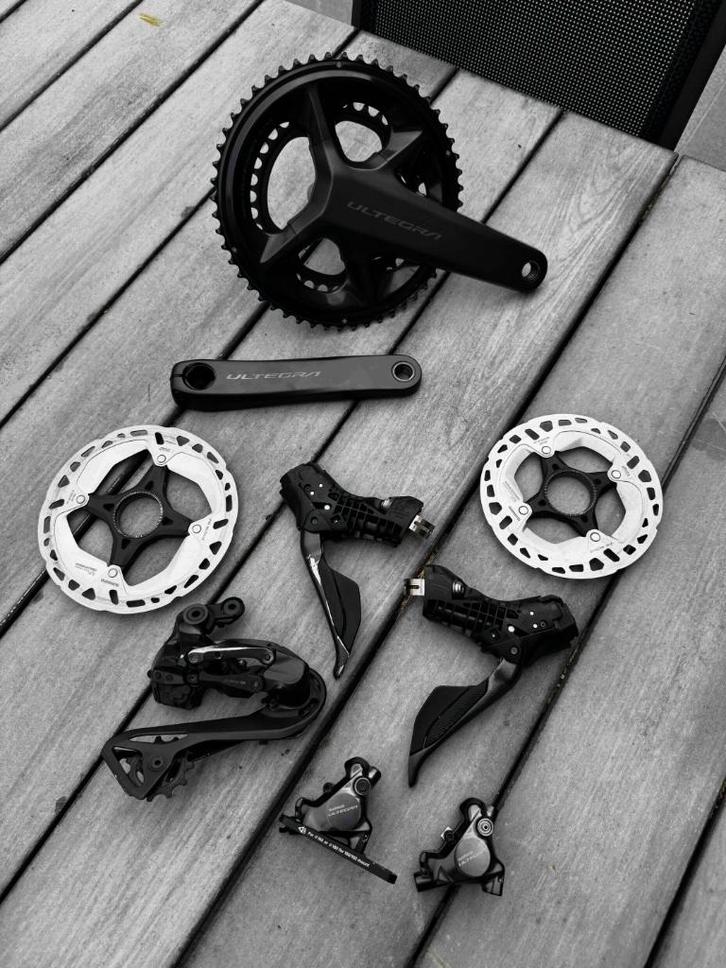 Shimano Ultegra Di2 12-speed groepset, Fietsen en Brommers, Fietsonderdelen, Gebruikt, Racefiets, Ophalen of Verzenden