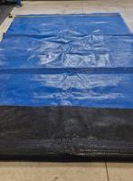Zomerzeil zwembad 256cm x 513cm blauw/zwart, Ophalen