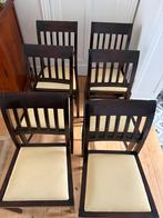 Chaises (6) en teck massif, Maison & Meubles, Brun, Enlèvement, Bois, Teck