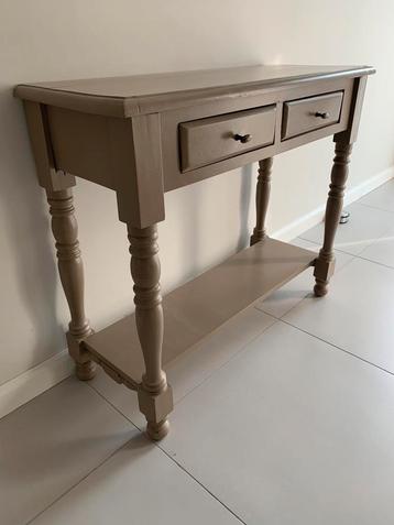 Sidetable met 2 schuifjes, Huis en Inrichting, Ophalen, 50 tot 100 cm, Overige vormen, 25 tot 50 cm