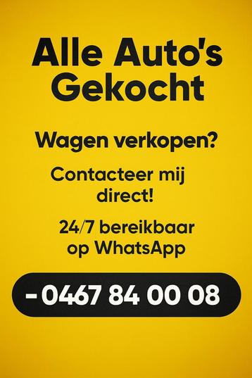 Uw Wagen Vandaag Nog Verkopen !!  beschikbaar voor biedingen