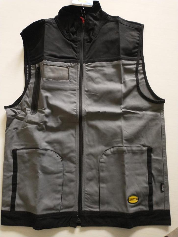 * Werkkledij: Gilet, maat M (Diadora Utility), Kleding | Heren, Jassen | Winter, Nieuw, Maat 48/50 (M), Grijs, Ophalen of Verzenden