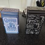 koffieblikken 2x, Verzamelen, Blikken, Ophalen of Verzenden, Zo goed als nieuw, Koffie, Overige merken