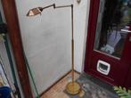 vloer-leeslamp  -koper vintage, Huis en Inrichting, Ophalen
