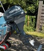 Yamaha langstaart afstandsbediening buitenboordmotor e start, Benzine, Buitenboordmotor, Gebruikt, Elektrische start