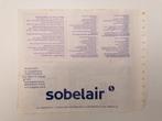 Sabena Sobelair Ticket Flight Coupon #02-SLR00167047 1998, Ophalen of Verzenden, Gebruikt