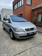 Opel Zafira Benzine Manuel | 7 plaatsen, Auto's, Voorwielaandrijving, Gebruikt, Zwart, 4 cilinders