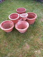Bloempotten, Tuin en Terras, Bloempotten, Ophalen, Gebruikt, Terracotta