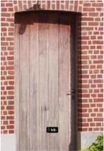 houten buitendeur met kader, Doe-het-zelf en Bouw, Deuren en Vliegenramen, Ophalen, Buitendeur