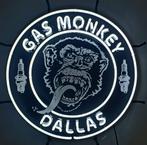 Originele GAS Monkey garage neon licht reclame verzamel lamp, Ophalen, Nieuw, Lichtbak of (neon) lamp