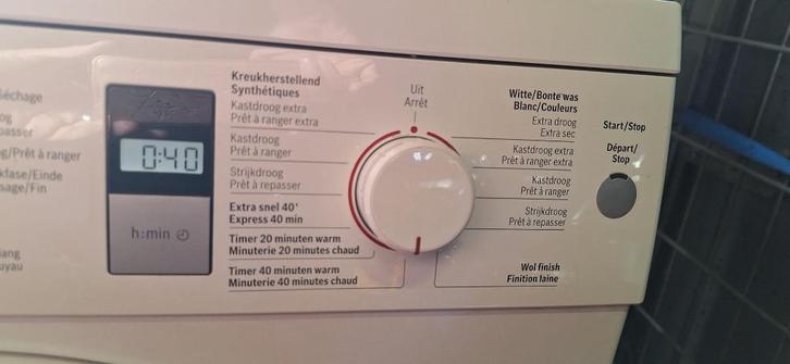 Droogkast Bosh Maxx 7, Elektronische apparatuur, Droogkasten, Gebruikt, Luchtafvoer, Voorlader, 6 tot 8 kg, 85 tot 90 cm, Anti-kreukfase