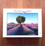 PUZZEL Boom in lavendelveld, Ophalen of Verzenden, 500 t/m 1500 stukjes, Gebruikt, Legpuzzel
