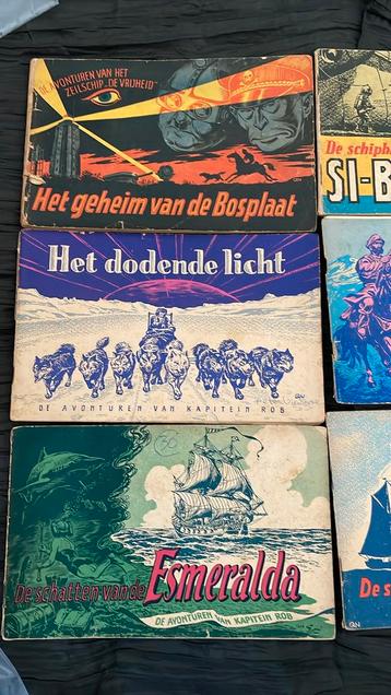 8 boekjes De avonturen van kapitein Rob beschikbaar voor biedingen