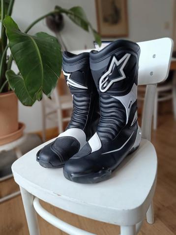 Bottes moto Alpinestars SMX S, taille 43, presque neuves!