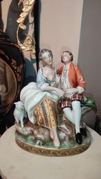 Gerold porselein,Tettau Bavaria beld h 18 cm, Antiquités & Art, Antiquités | Porcelaine, Enlèvement
