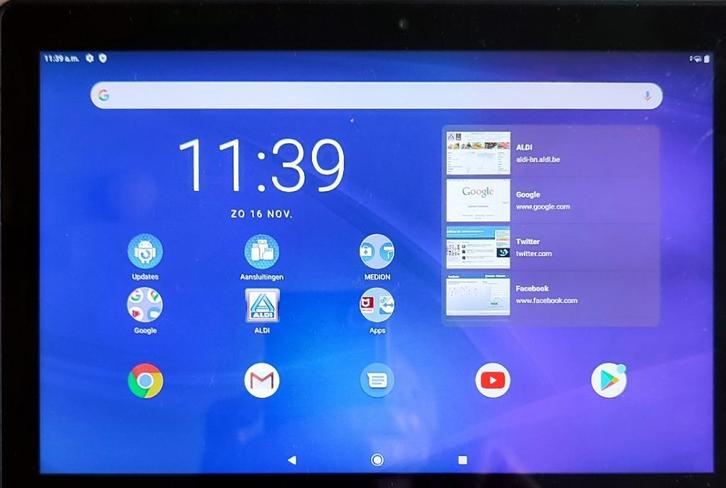 Medion MD61387, Computers en Software, Android Tablets, Zo goed als nieuw, Wi-Fi en Mobiel internet, 10 inch, 64 GB, Gps, Uitbreidbaar geheugen