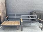Lounge set volledig (inclusief tafeltje en kussens), Ophalen, 5 zitplaatsen, Bank, Aluminium