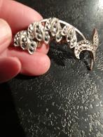 Broche vintage, Enlèvement ou Envoi, Bleu, Argent