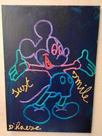mickey mouse, Antiek en Kunst, Kunst | Schilderijen | Modern, Ophalen of Verzenden
