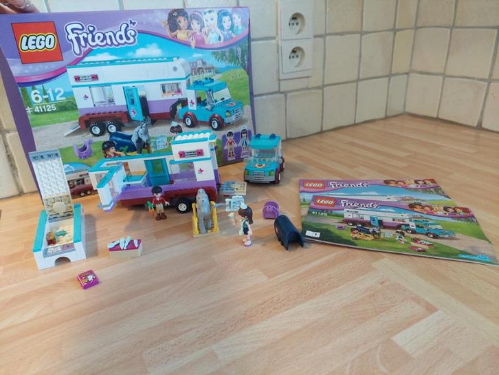 Lego Friends 41125 Paardendokter trailer - Horse Vet Trailer, Kinderen en Baby's, Speelgoed | Duplo en Lego, Gebruikt, Lego, Complete set