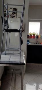 Table haute/bar ikea + 4 chaises, Huis en Inrichting, Ophalen, Zo goed als nieuw
