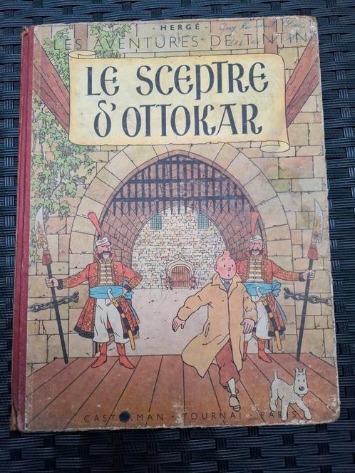 BD Tintin le sceptre d'Ottokar, Boeken, Stripverhalen, Gelezen, Ophalen of Verzenden