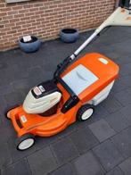 Grasmaaier van stihl (accu) 1, Tuin en Terras, Grasmaaiers, Ophalen, Stihl, Gebruikt, Accu-grasmaaier