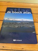 Atlas. De Boeck. Als nieuw!, Boeken, Atlassen en Landkaarten, Overige atlassen, Ophalen of Verzenden, Zo goed als nieuw, Wereld