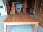 Showroommodel Teak Tuintafel 140x140 cm, Ophalen, Zo goed als nieuw, Vierkant, Teakhout