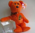 BEANIE BABIES:115-THANKFUL-2006-BEER-ORANJE-EXCELLENT-NIEUW, Envoi