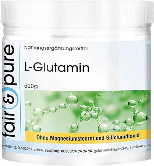 Fair & Pure  L Glutamine 500 g GRATIS LEVERING, Sport en Fitness, Gezondheidsproducten en Wellness, Nieuw, Overige typen, Verzenden
